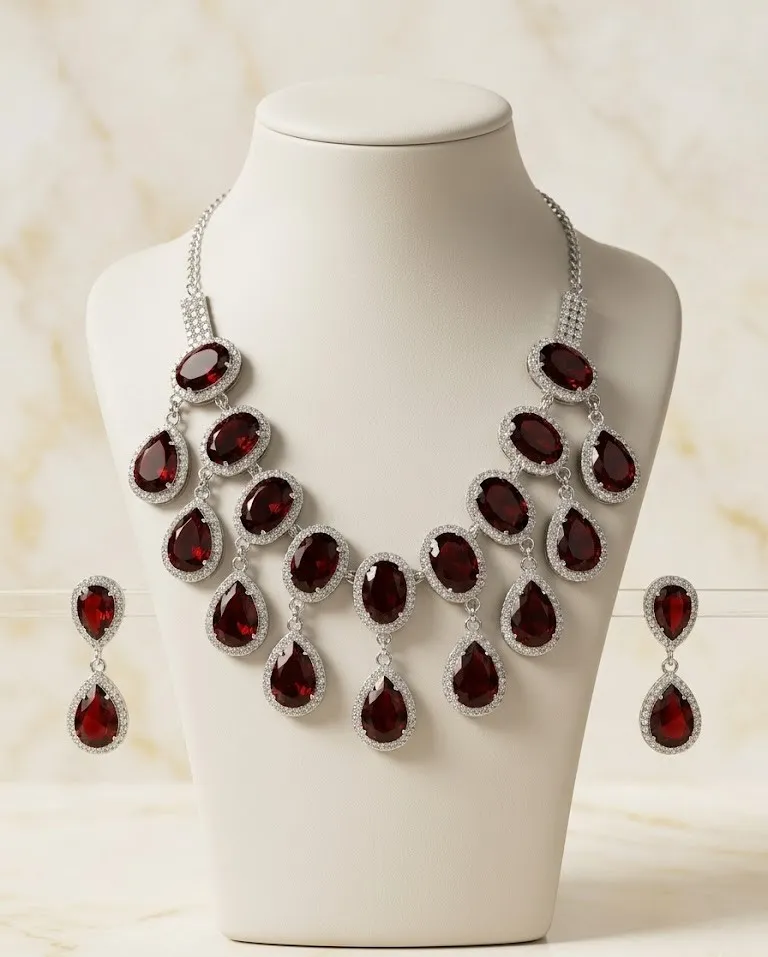 Royal Ruby AD Chandelier Set